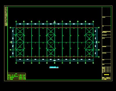 二層鋼結構框架圖cad（二層鋼結構框架圖cad資源） 結構框架施工 第2張