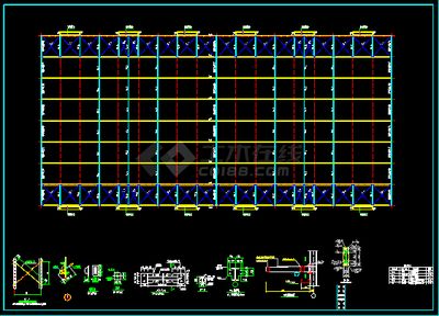 廠房鋼結構設計圖紙