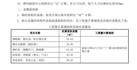 鋼結構定額計算規則難點