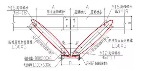 屋頂加固方案設計怎么寫（屋頂加固方案設計） 鋼結構網架施工 第5張