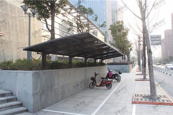 自行車停車棚圖片效果圖 建筑消防設計 第5張