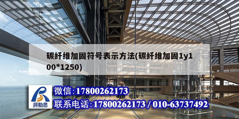 碳纖維加固符號表示方法(碳纖維加固1y100*1250) 北京鋼結構設計